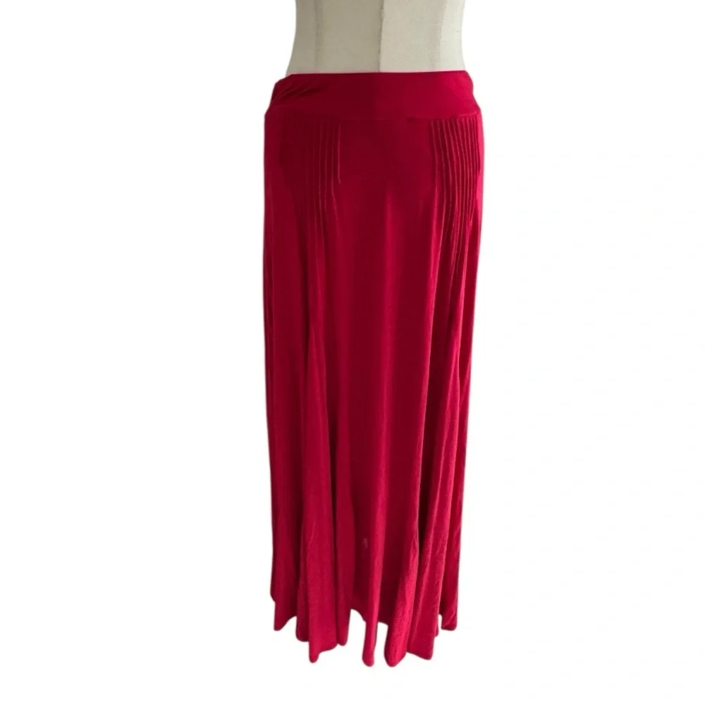 Maeve Red A-Line Maxi Skirt